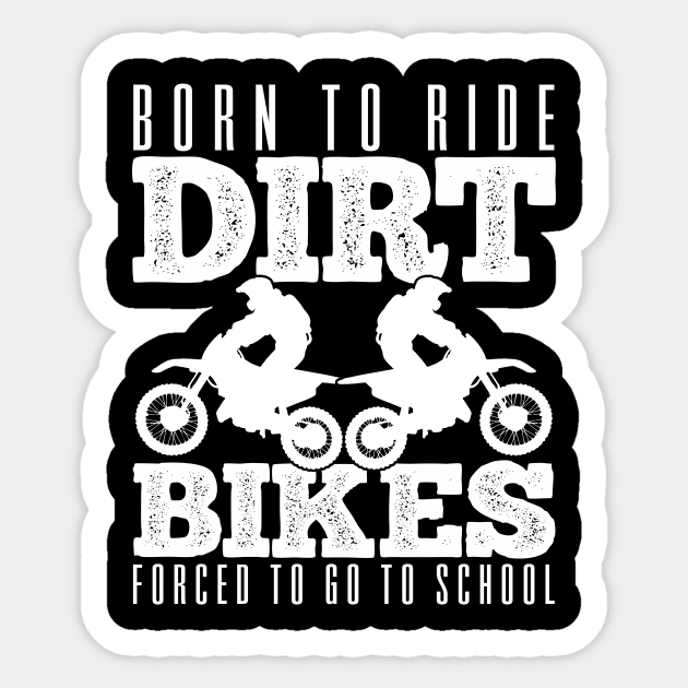 dirt bike Sticker by KAWAIITEE